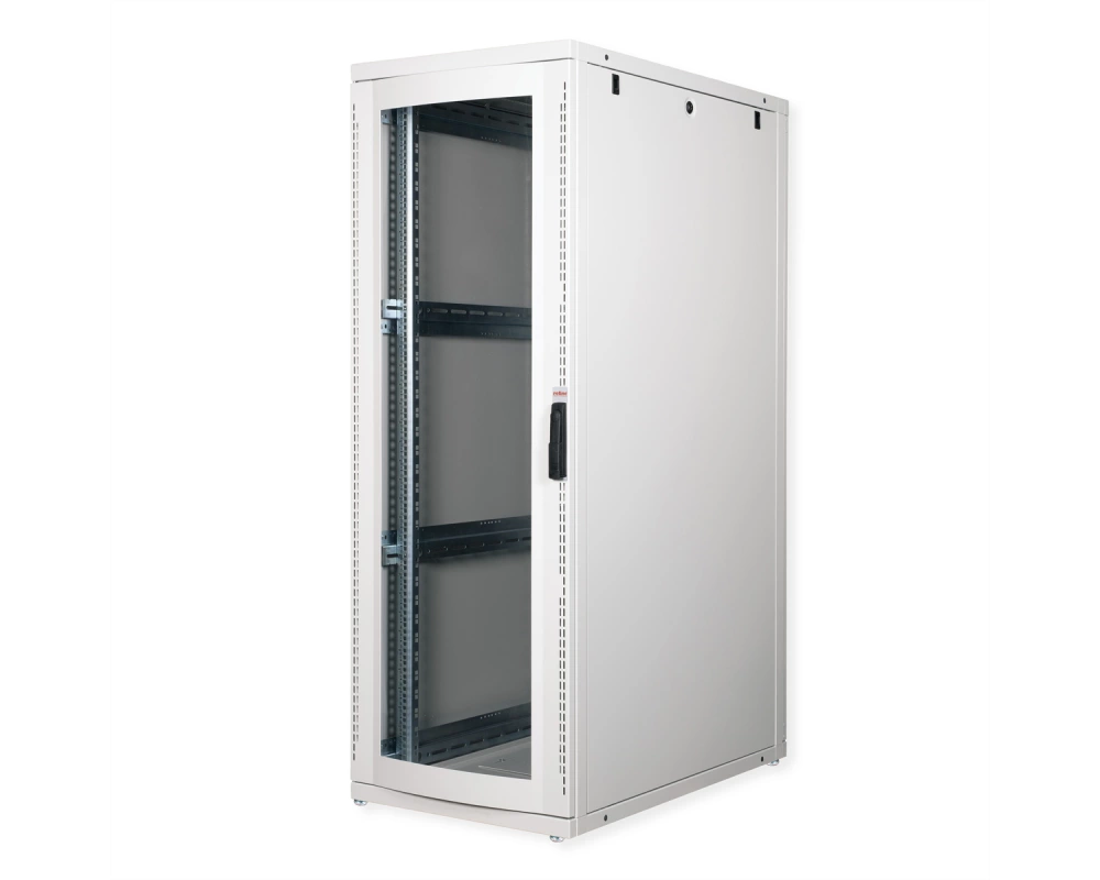 ROLINE 19-Zoll Serverschrank Pro 36 HE, 600x1000 BxT grau Plexiglas
