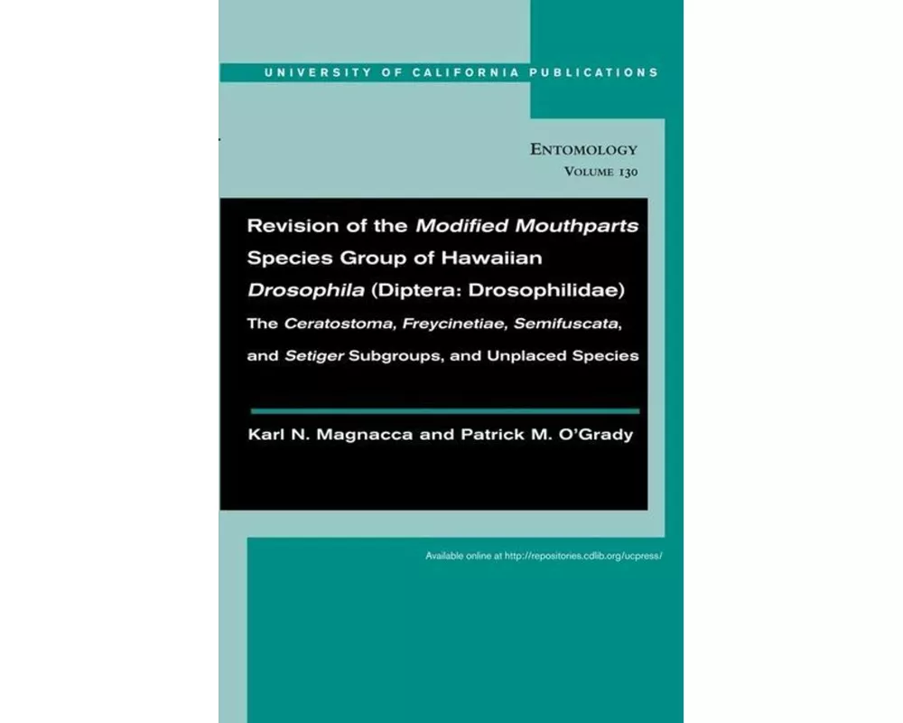 Revision of the Modified Mouthparts Species Group of Hawaiian Drosophila (Diptera: Drosophilidae)