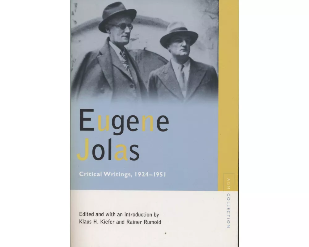 Eugene Jolas: Critical Writings, 1924-1951