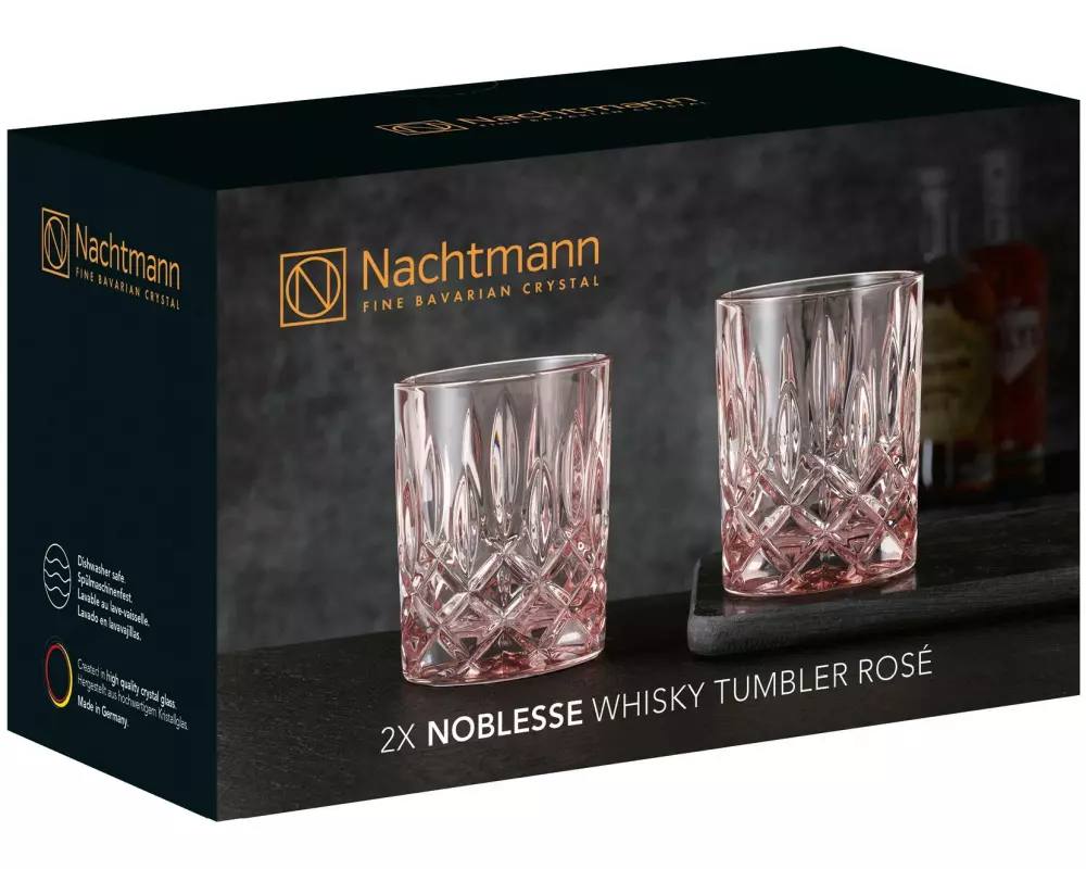 Nachtmann Noblesse Whiskybecher Rosé Set 2 Stück