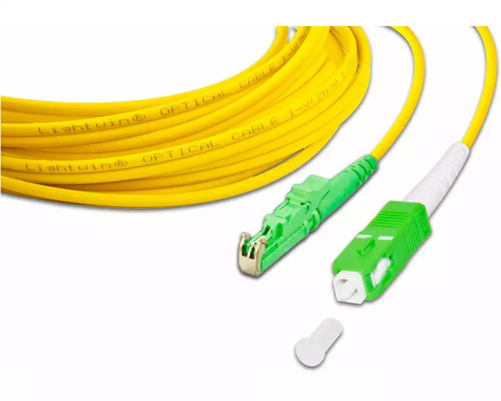 Lightwin LWL-Patchkabel LSH/APC-SC/APC, Singlemode, Simplex, 2m