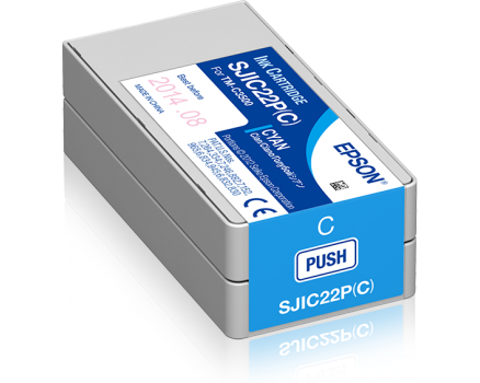 EPSON Tintenpatrone cyan S020602 TM-C 3500 32 ml