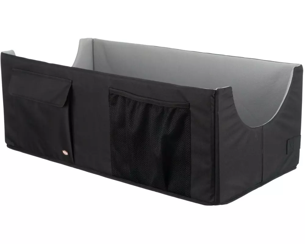 Trixie Autositz Doppelt, 80 × 28 × 39 cm, Schwarz/Grau