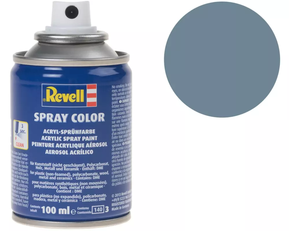 Revell Acrylspray 100 ml Deckend/Matt-Warmgrau