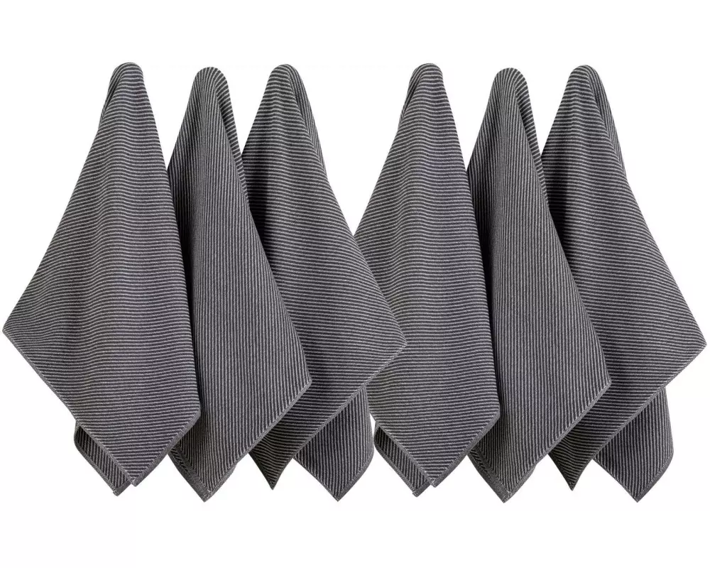 Hermia Geschirrtuch-Set Eloise Anthrazit