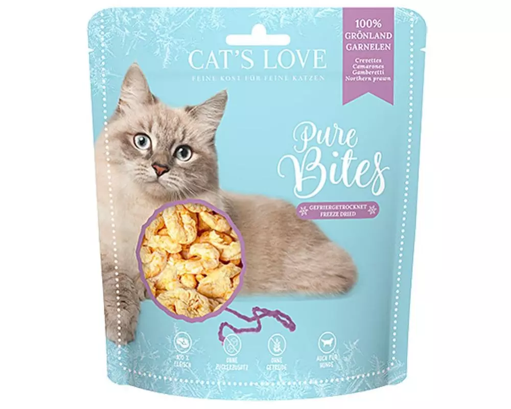 Cat's Love Katzen-Snack Grönlandgarnele, 30 g