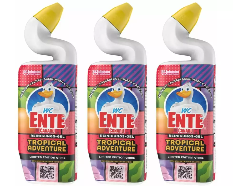 WC-Ente WC-Reiniger Total Aktiv Gel Tropical Adventure 3 x 750 ml