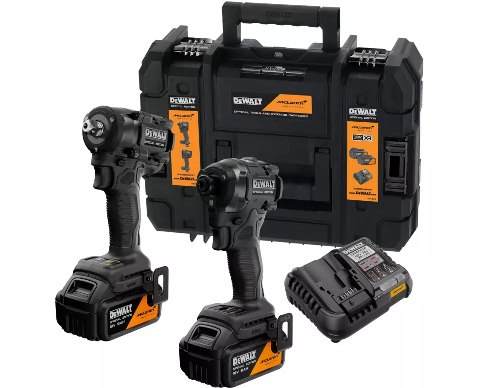 DEWALT McLaren F1 Team 18 V XR Brushless Twin Kit