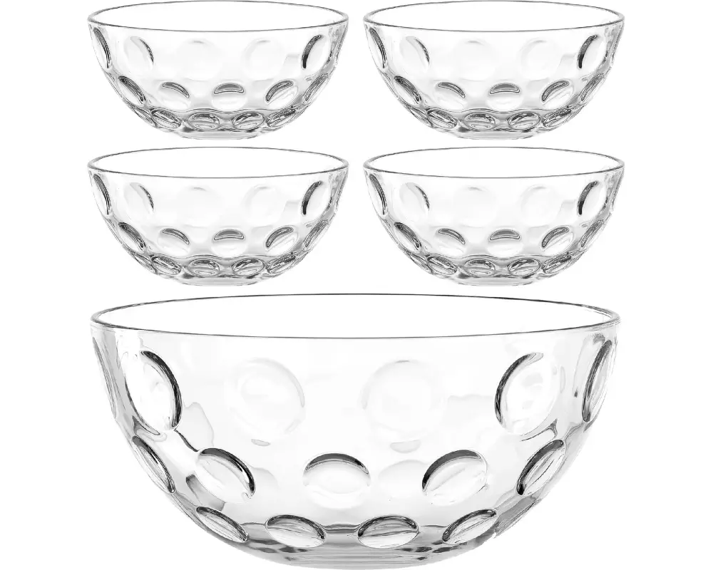 Leonardo Schalenset L Cucina Optic 5-teilig Transparent