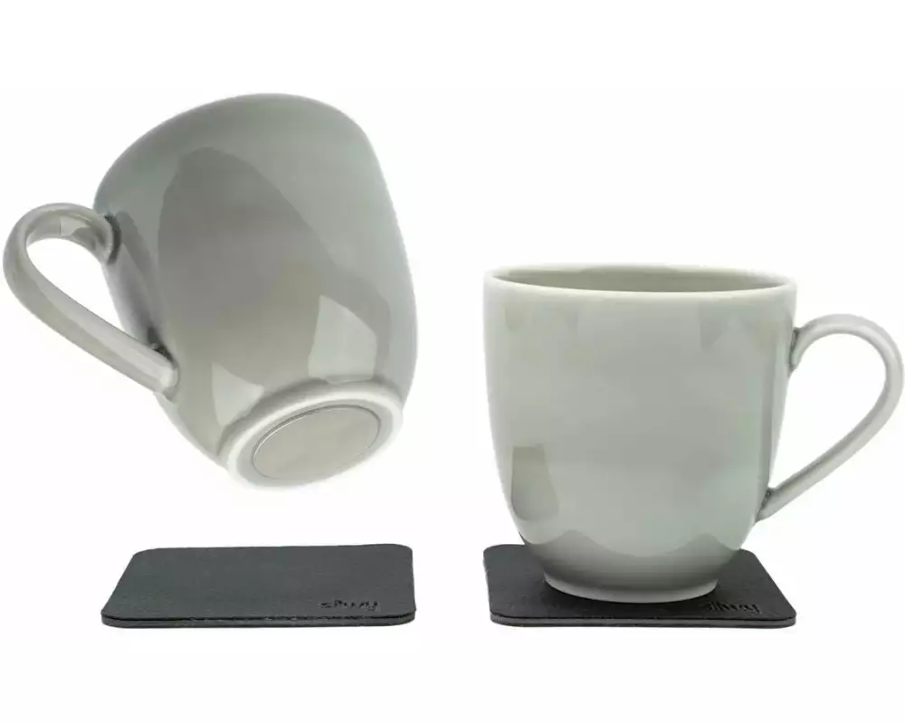 Silwy Magnet-Porzellantassen Ash