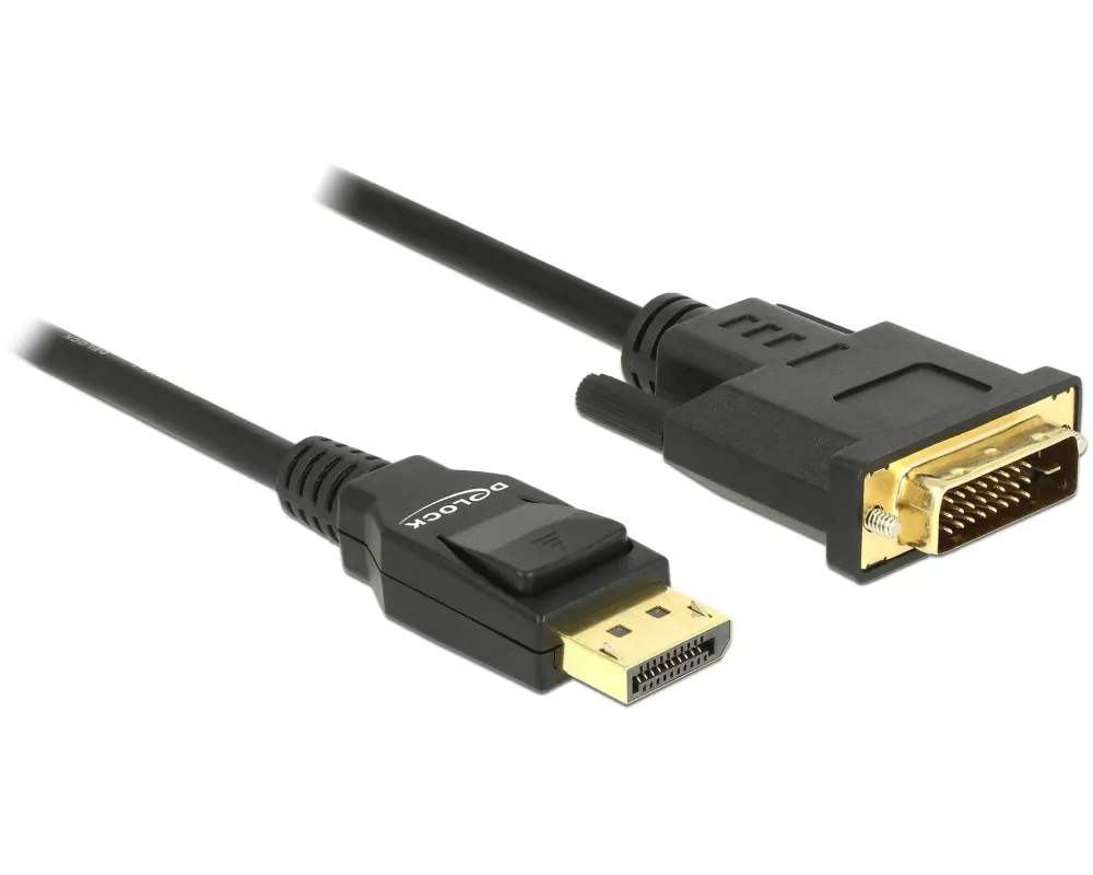 Delock Kabel DisplayPort – DVI-D, 3m 4K/30Hz, passiv