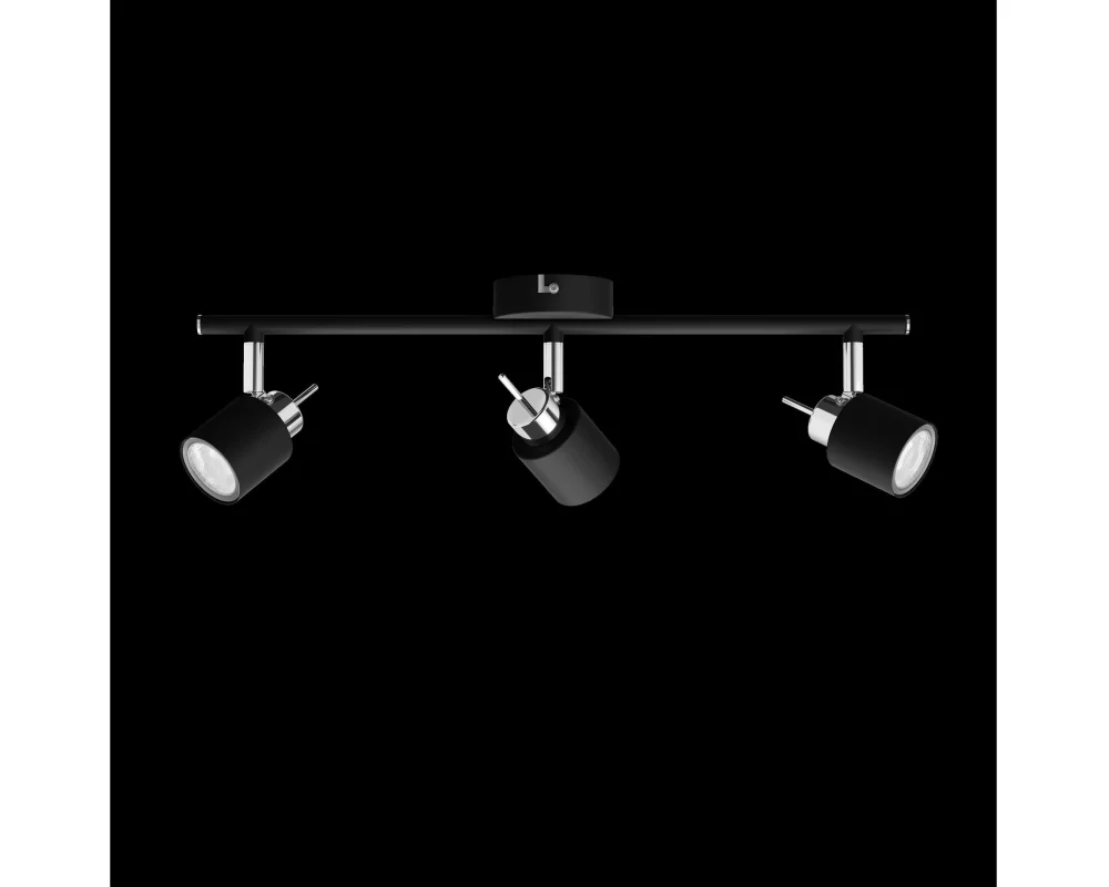 Philips Aufbauspot Meranti 3 x 35W GU10 Schwarz, ohne Leuchtmittel