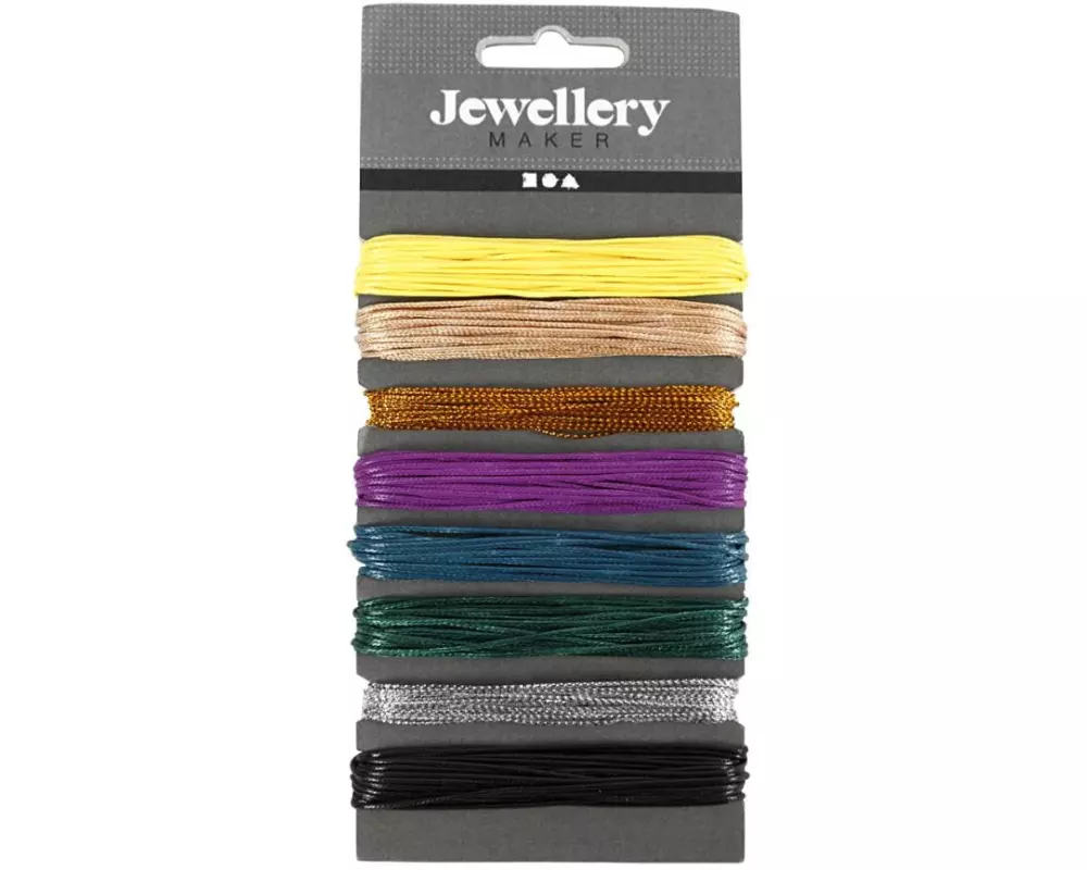 Creativ Company Baumwollkordel 1 mm, 8 Stk. à 5 m