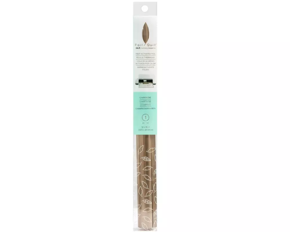 We R Memory Keepers Folie Foil Quill wärmeaktiviert, 1 Rolle, Champagner
