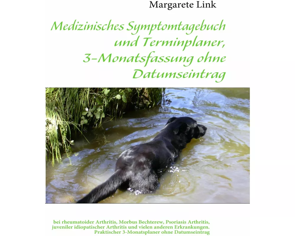 Medizinisches Symptomtagebuch und Terminplaner, 3-Monatsfassung ohne Datumseintrag