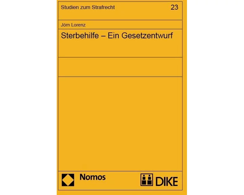 Sterbehilfe - Ein Gesetzentwurf