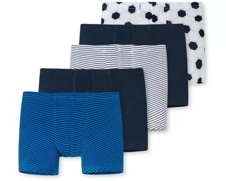 SCHIESSER Boxershorts Jungen 5er Set Gr. 104