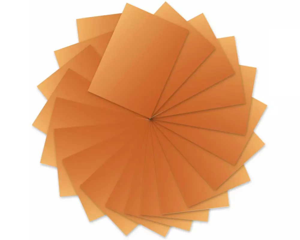 URSUS Tonzeichenpapier A4, 130 g/m², 100 Blatt, Kupfer