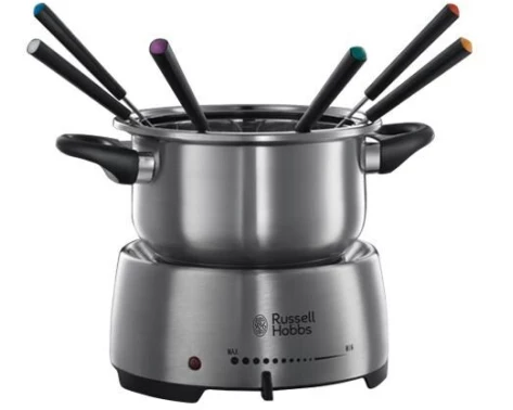 Russell Hobbs Fondue Maker Fiesta 8 Teile, Silber