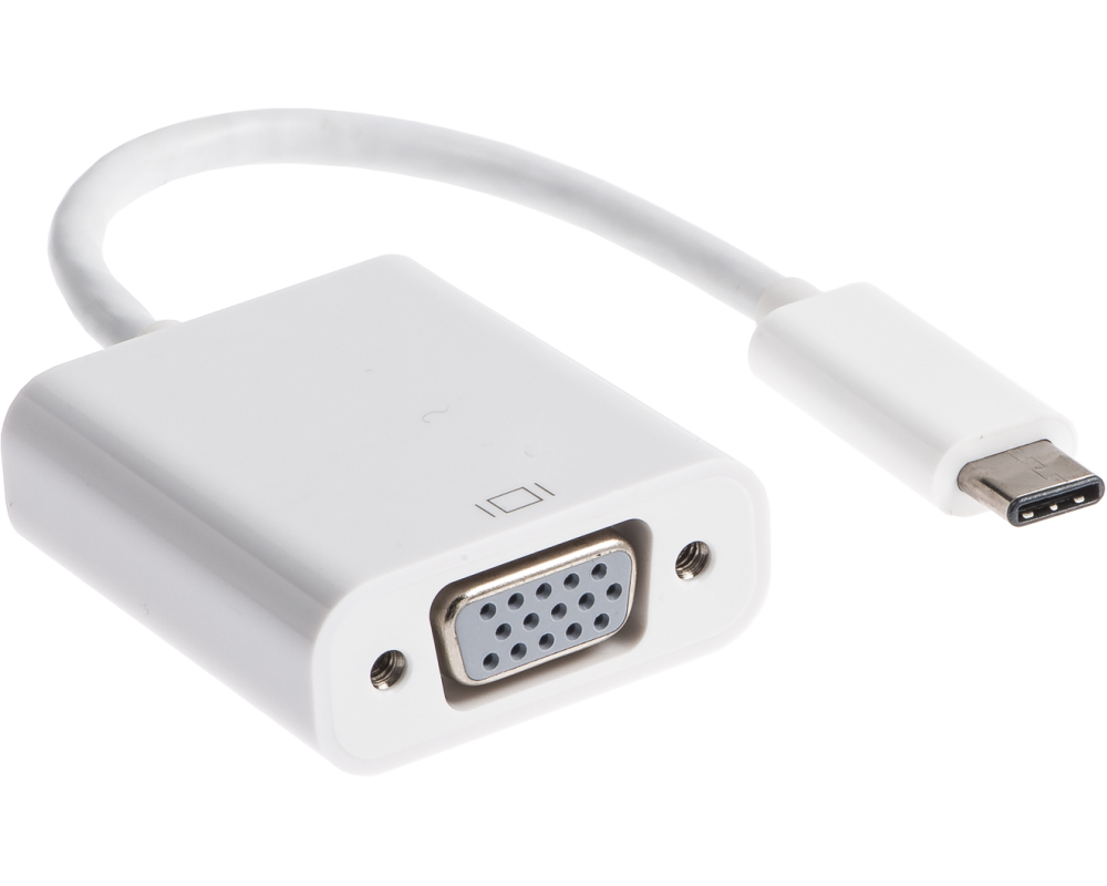 LINK2GO Adapter C Type - VGA AD6211WP male-female, 15cm