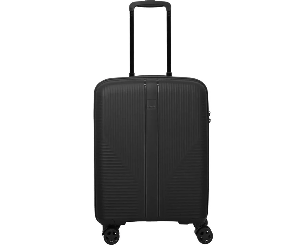 travelite AIR STRIPE Trolley S 39 l Schwarz