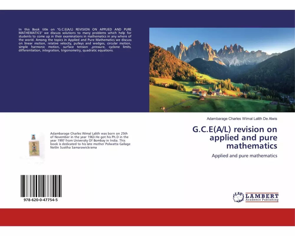 G.C.E(A/L) revision on applied and pure mathematics