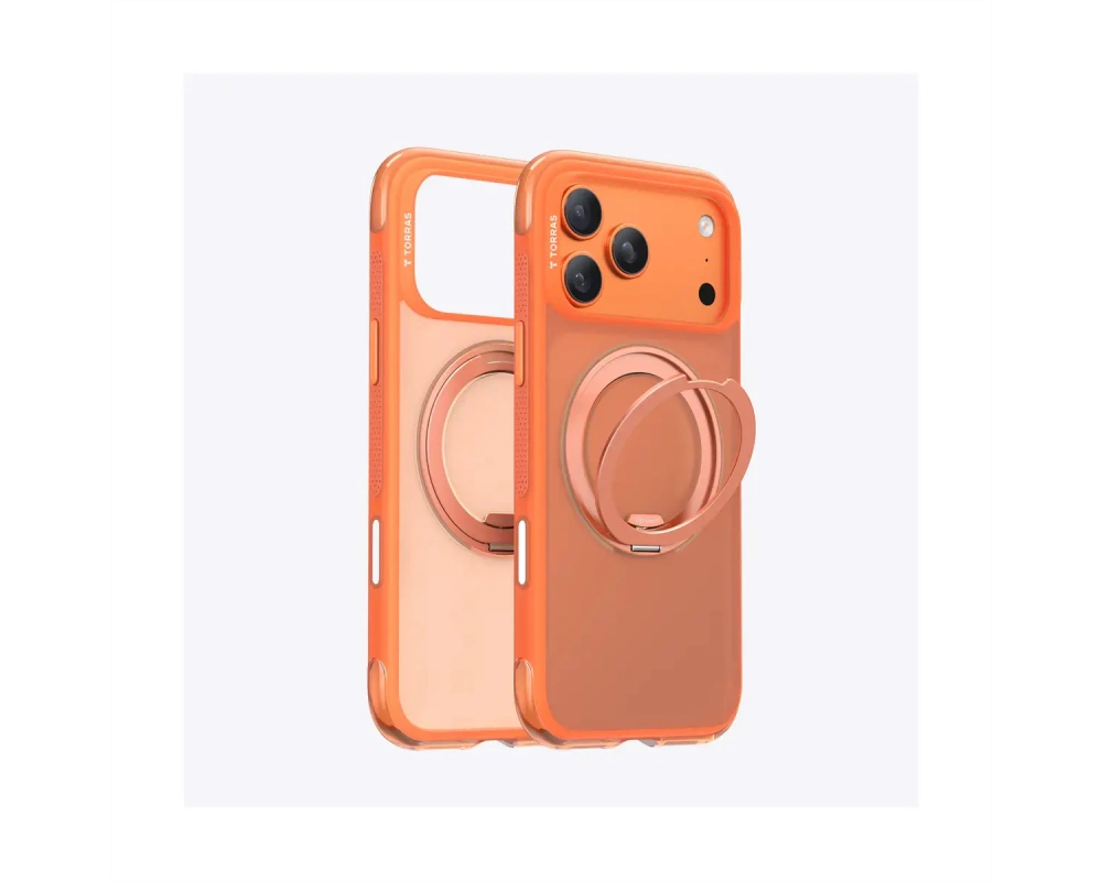Torras Ostand O3 Air Schutzhülle, iPhone 17 pro Max, orange