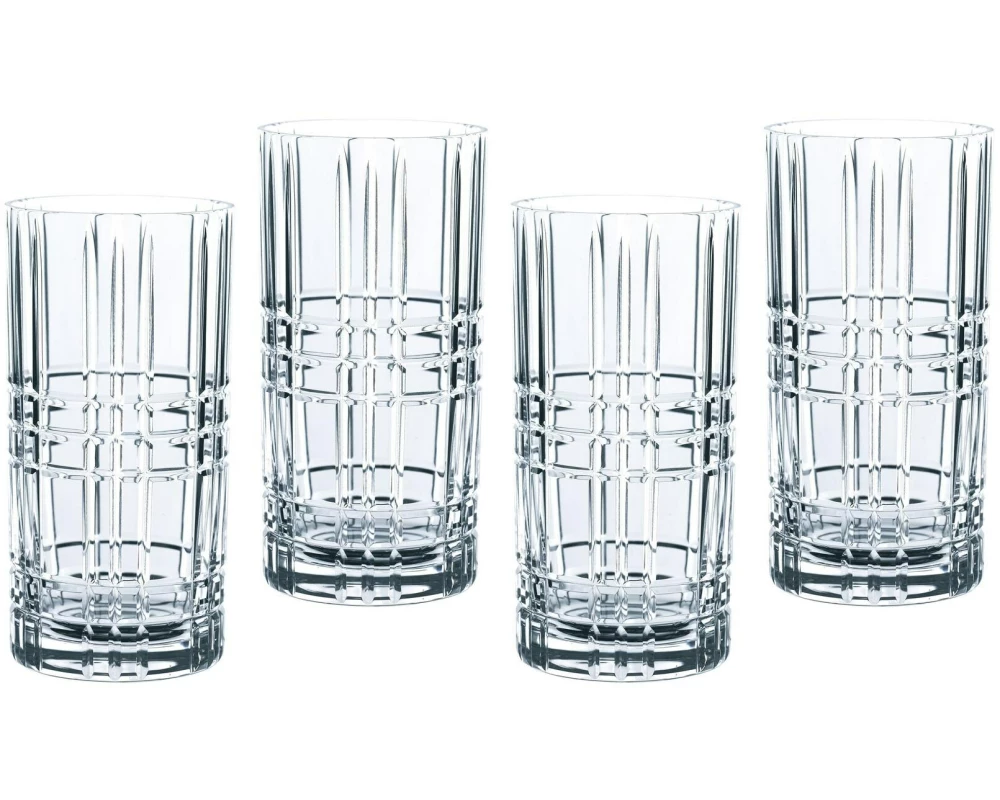 Nachtmann Longdrinkglas Square, 4 Stück