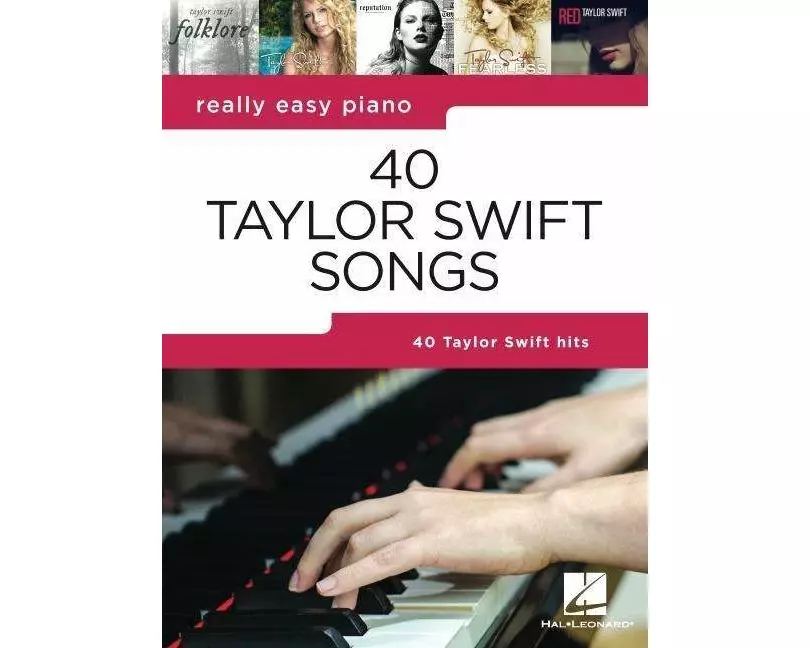 40 Taylor Swift Songs: Really Easy Piano Series with Lyrics & Performance Tips (Really Easy Piano; Hal Leonard) - Taylor Swift Piano Book with Lyrics