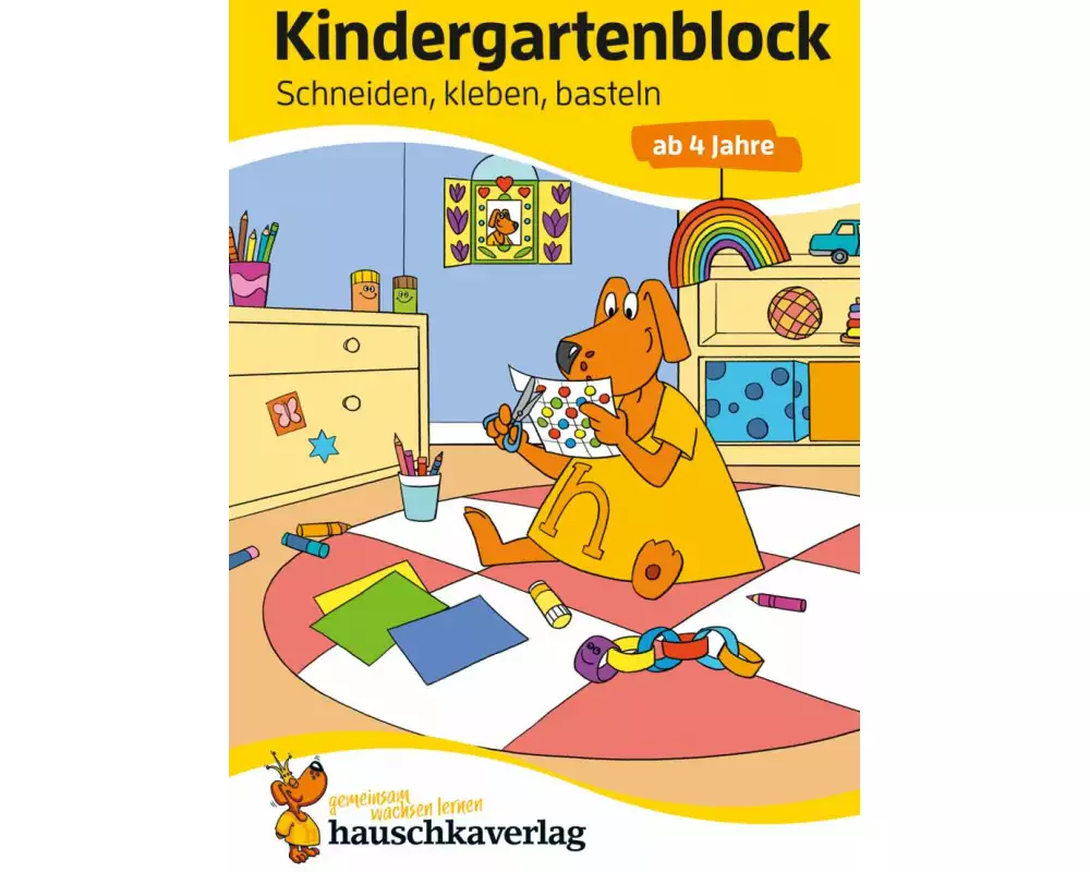 Kindergartenblock ab 4 Jahre - Schneiden, kleben, basteln
