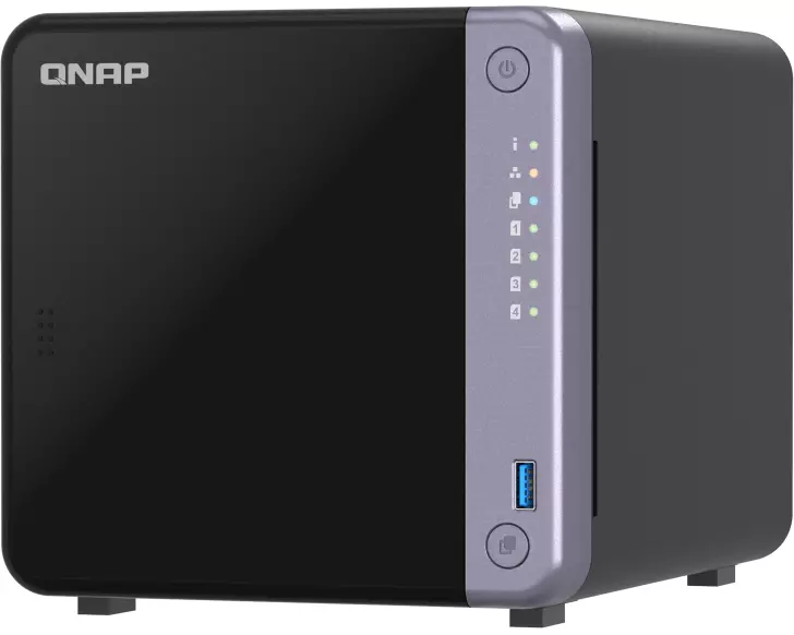 QNAP TS-432X-4G Speicherserver NAS Tower Alpine Alpine AL-524 4 GB DDR4 QNAP QTS Schwarz
