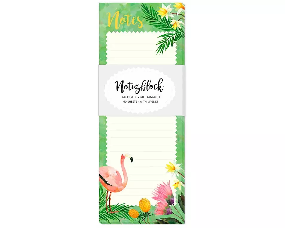 Notizblock. Flamingo