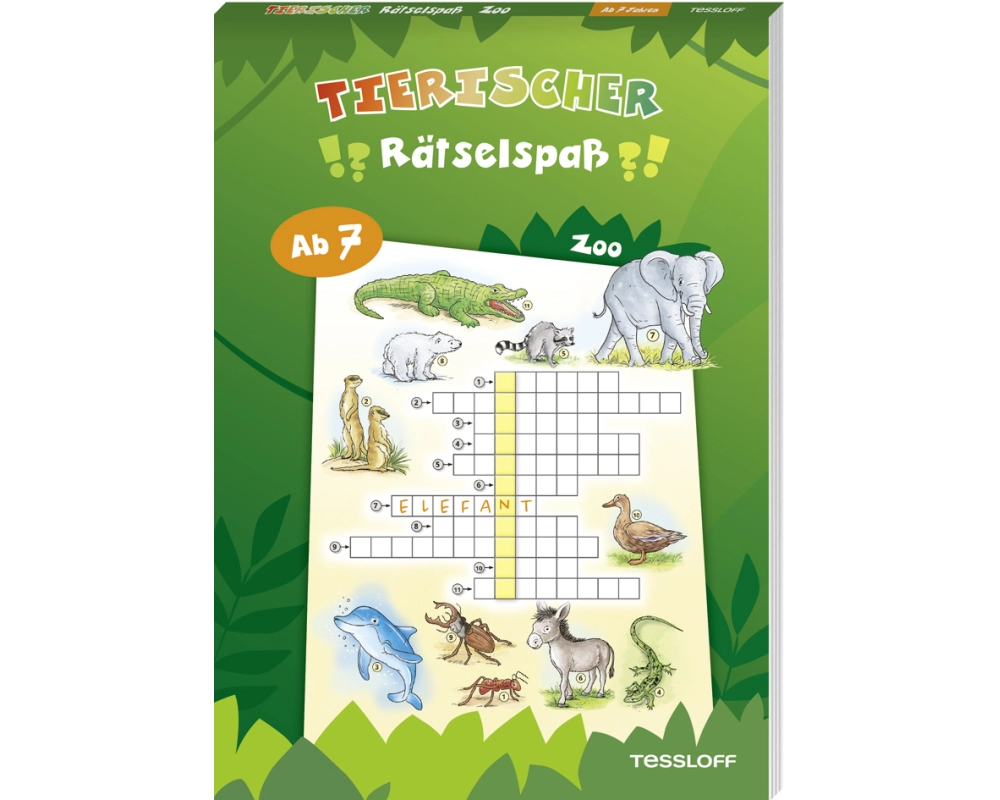 Tierischer Rätselspaß. Zoo