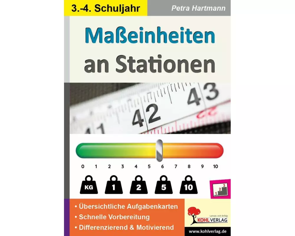 Maßeinheiten an Stationen / Klasse 3-4