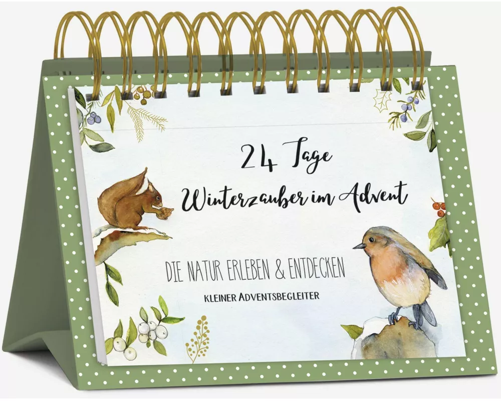 Tisch-Adventskalender "24 Tage Winterzauber im Advent"