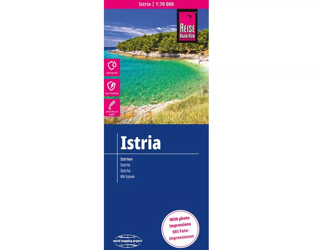 Reise Know-How Landkarte Istrien / Istria (1:70.000)