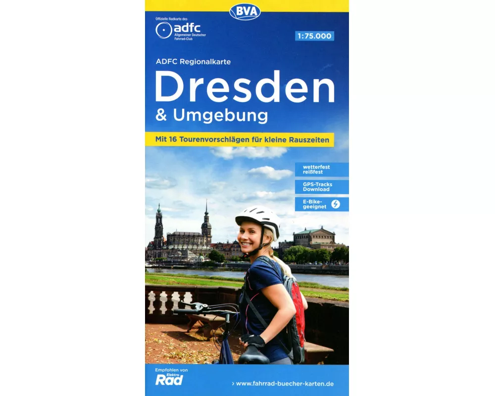 BVA ADFC Regionalkarte Dresden & Umgebung 1:75.000
