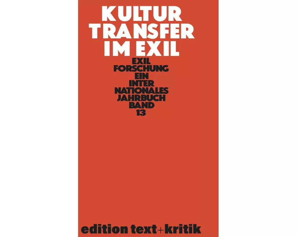 Kulturtransfer im Exil