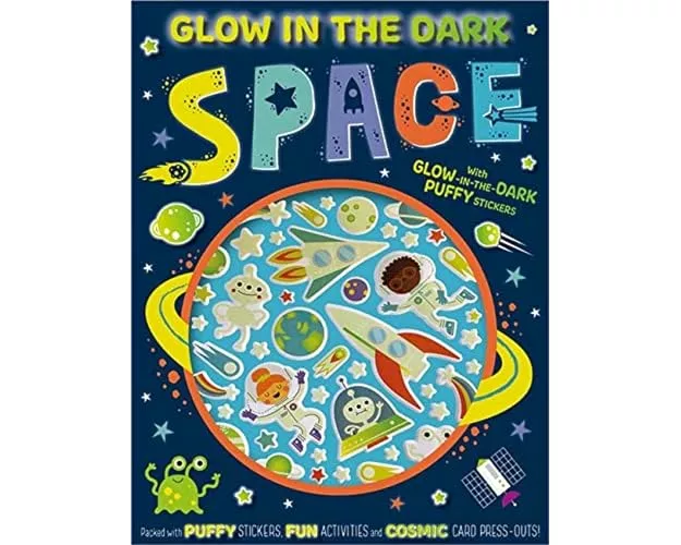 Glow in the Dark Space Activity Book