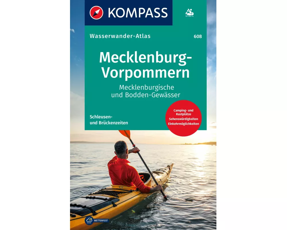 KOMPASS Wasserwanderatlas Mecklenburg-Vorpommern