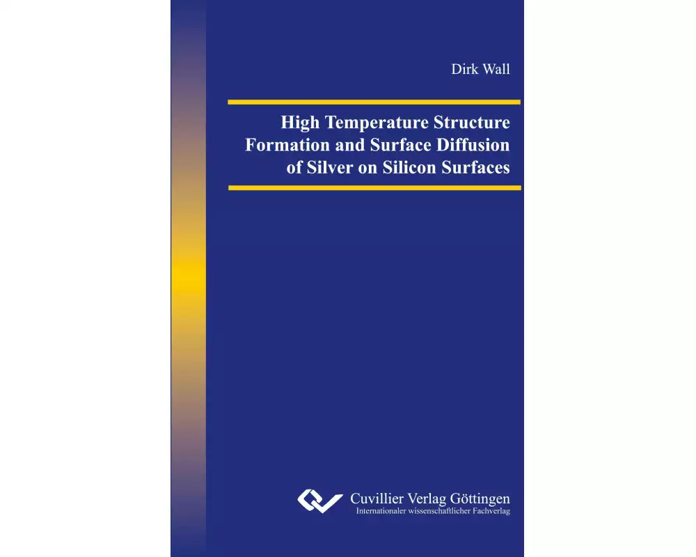 High Temperature Structure Formation and Surface Diffusion of Silver on Silicon Surfaces