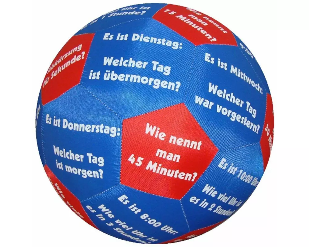 HANDS ON Lernspielball Zeit und Uhrzeit