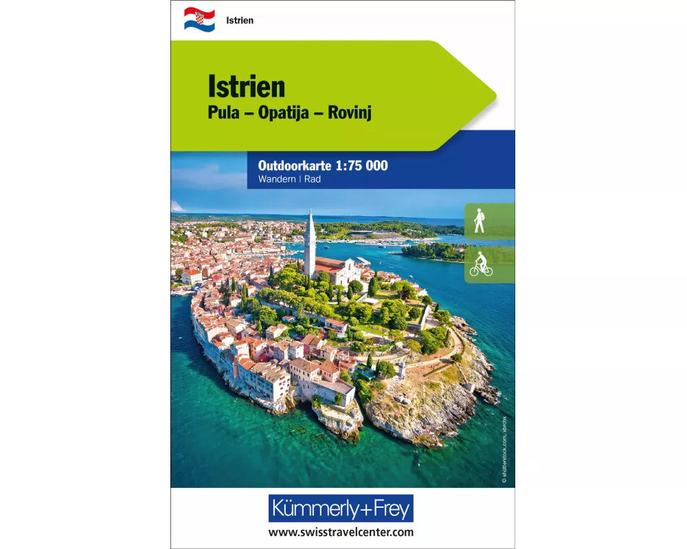 Kümmerly+Frey Outdoorkarte Istrien 1:75.000