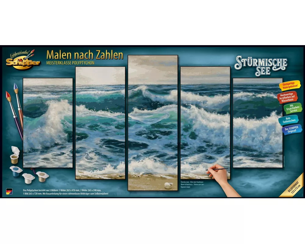 Schipper Malen nach Zahlen - Stürmische See