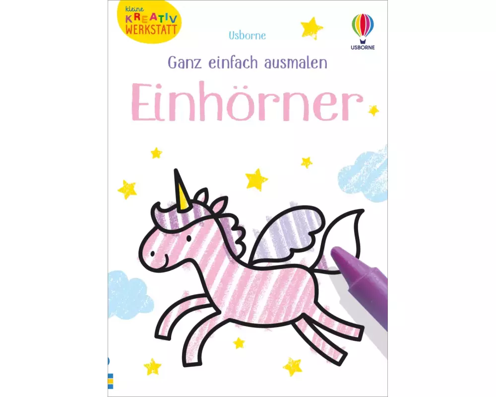 Kleine Kreativ-Werkstatt – Ganz einfach ausmalen: Einhörner