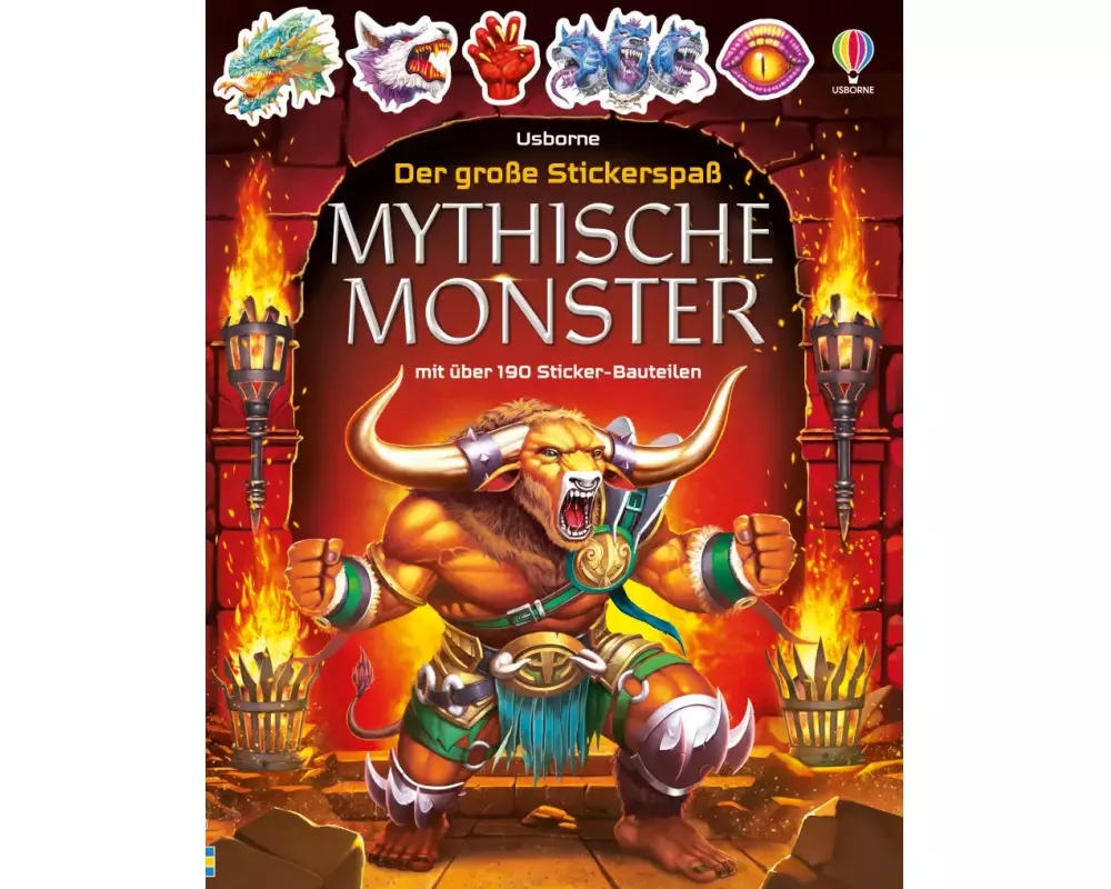 Der große Stickerspaß: Mythische Monster