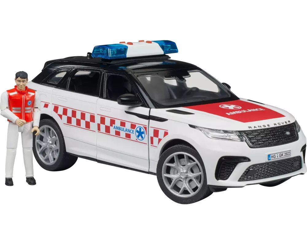 Bruder Spielwaren Range Rover Velar Notarztfahrzeug