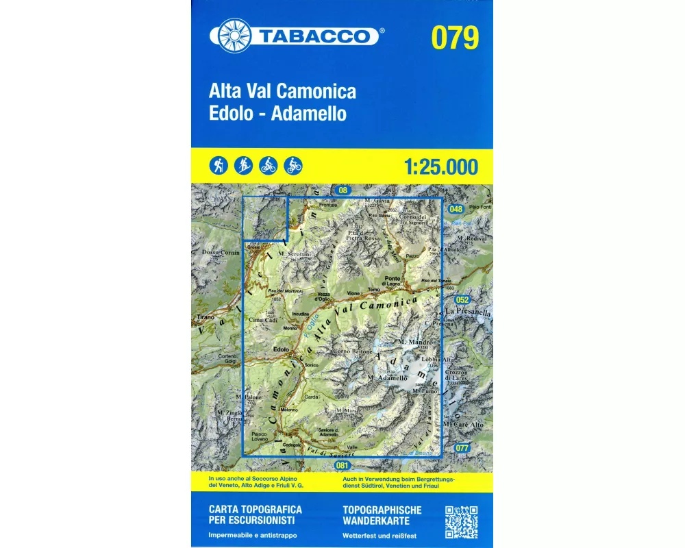 Alta Val Camonica - Edolo - Adamello 1:25. 000