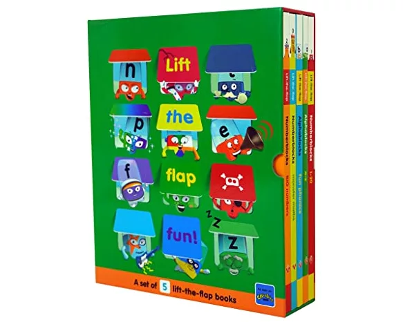 Numberblocks and Alphablocks 5 Book Lift-the-Flap Set