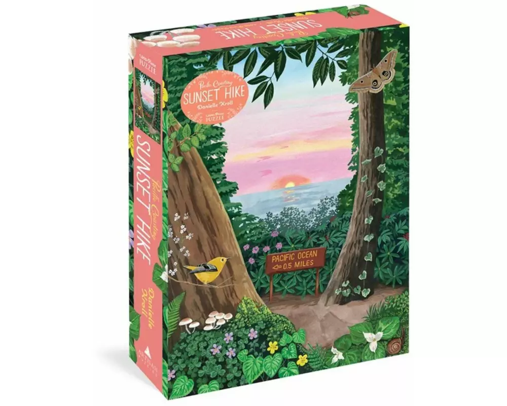 Pacific Coasting: Sunset Hike 1,000-Piece Puzzle